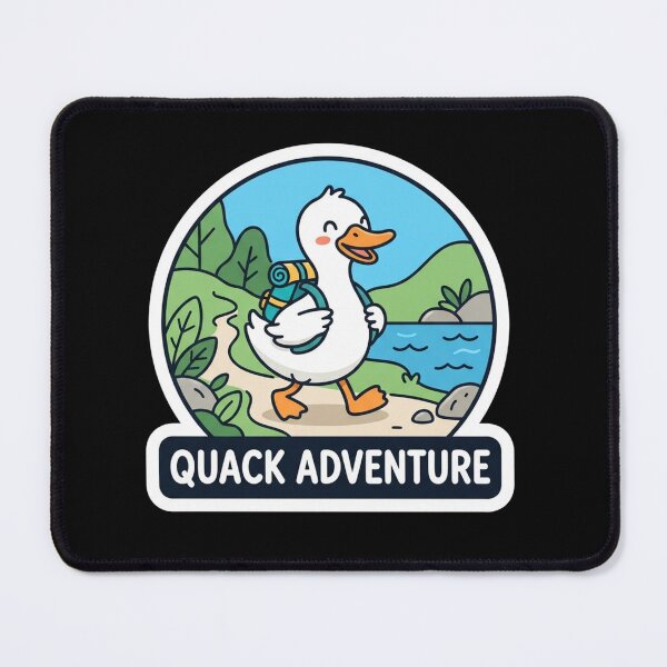 Item preview, Cute Duck Going on Hiking Adventure designed and sold by Owcomm.