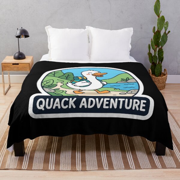 Item preview, Cute Duck Going on Hiking Adventure designed and sold by Owcomm.