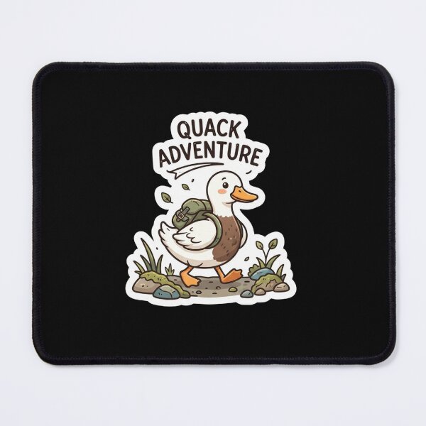 Item preview, Cute Duck Going On Hiking Adventure designed and sold by Owcomm.