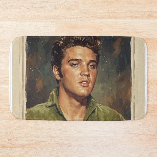 Item preview, Elvis Presley 1956 - Vintage Portrait Art Poster designed and sold by ElvisVintagePosters.
