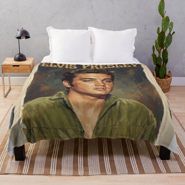 Item preview, Elvis Presley 1956 - Vintage Portrait Art Poster designed and sold by ElvisVintagePosters.