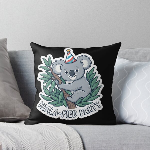 Item preview, Cute Koala Wearing A Party Hat designed and sold by Owcomm.