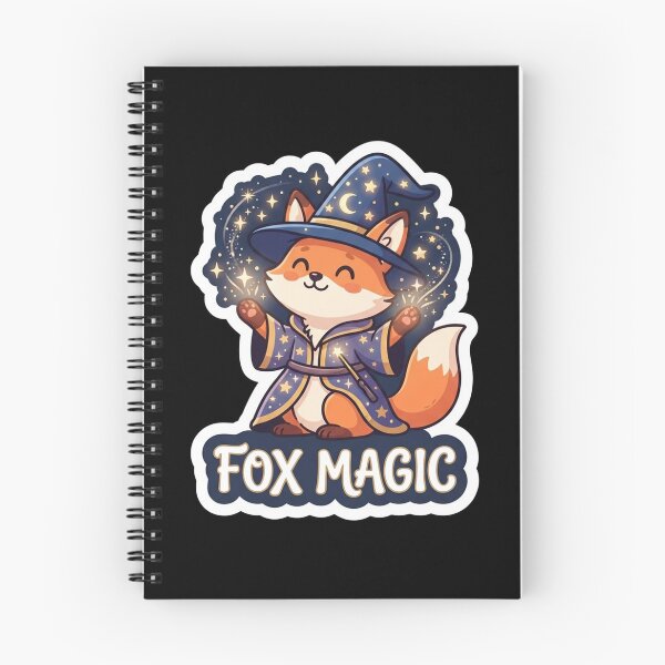 Item preview, Cute Magical Wizard Fox Casting Spells designed and sold by Owcomm.