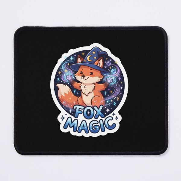 Item preview, Cute Wizard Fox Casting Magic Spells designed and sold by Owcomm.