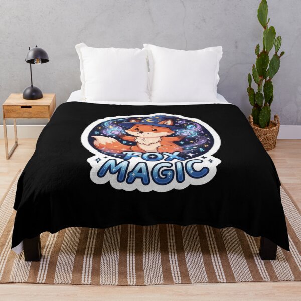 Item preview, Cute Wizard Fox Casting Magic Spells designed and sold by Owcomm.
