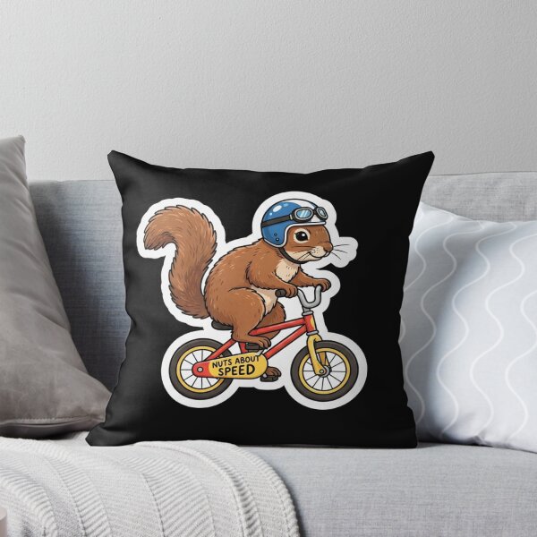 Item preview, Cute Squirrel Riding A Small Bicycle designed and sold by Owcomm.