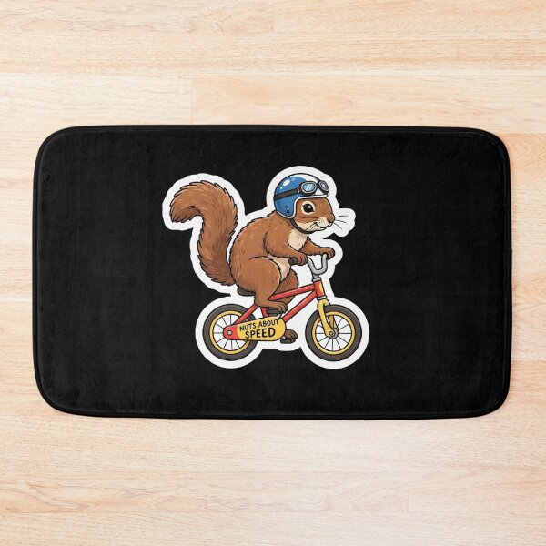 Item preview, Cute Squirrel Riding A Small Bicycle designed and sold by Owcomm.