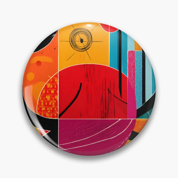 Item preview, Cancer Zodiac Crab Symbol in Vibrant Geometric Energy and Bold Abstract Cosmic Form designed and sold by OlfactoART Studio.