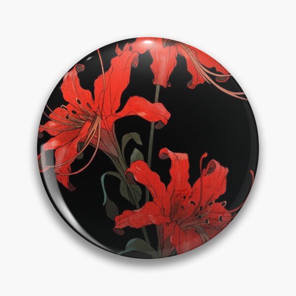Item preview, Red spider lily in tokyo harajuku vaporwave aesthetic style designed and sold by Otakuniverse.
