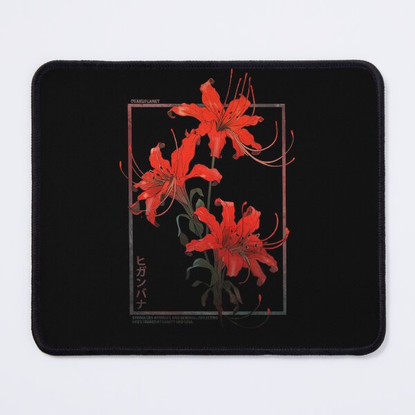 Item preview, Red spider lily in tokyo harajuku vaporwave aesthetic style designed and sold by Otakuniverse.