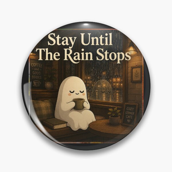 Item preview, Stay Until The Rain Stops designed and sold by QuietNovaShop.