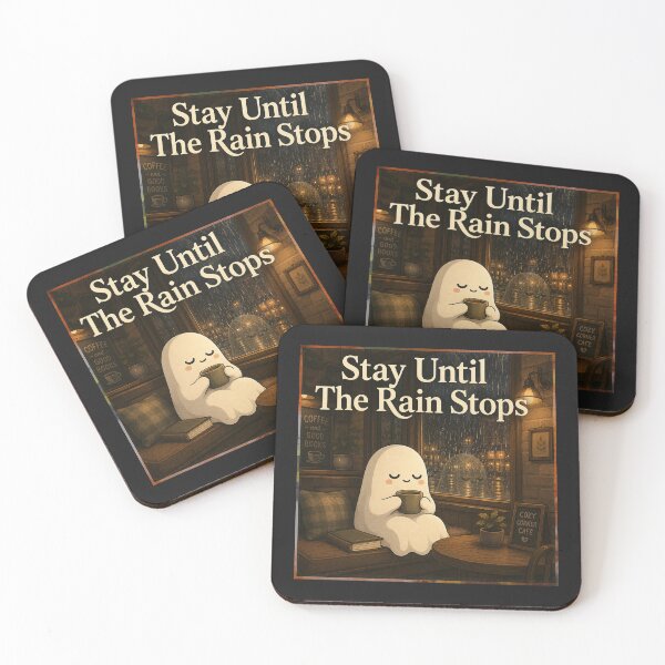 Item preview, Stay Until The Rain Stops designed and sold by QuietNovaShop.