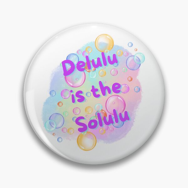 Item preview, DELULU IS THE SOLULU Pastel Bubbles Watercolor Tie Dye  designed and sold by JaymeOctober.