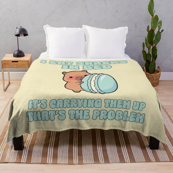 Item preview, I eat snacks in bed, it's carrying them up that's the problem designed and sold by BritishDelights.