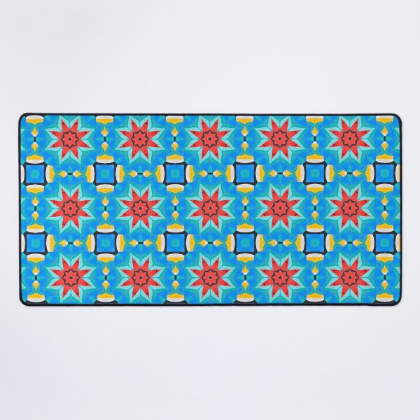 Item preview, Colorful Abstract Geometric Floral Mandala Pattern designed and sold by SweetLilith.