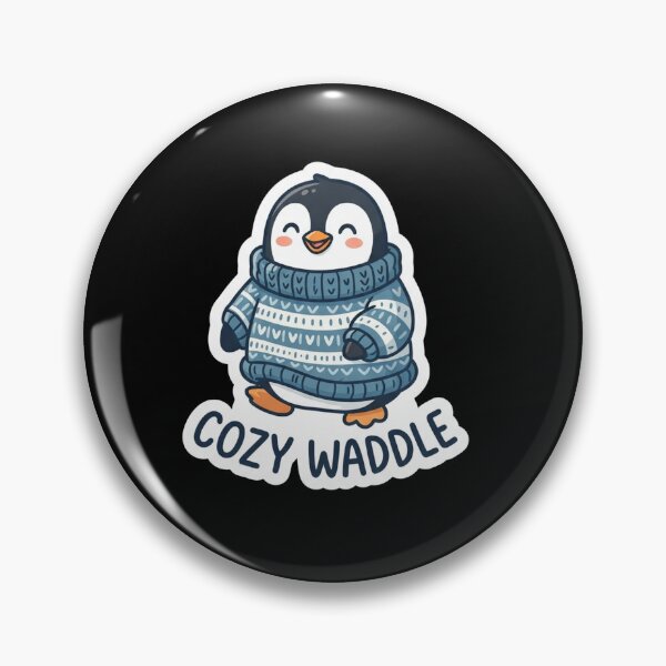 Item preview, Cute Penguin Wearing A Warm Sweater designed and sold by Owcomm.