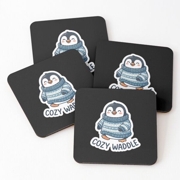 Item preview, Cute Penguin Wearing A Warm Sweater designed and sold by Owcomm.