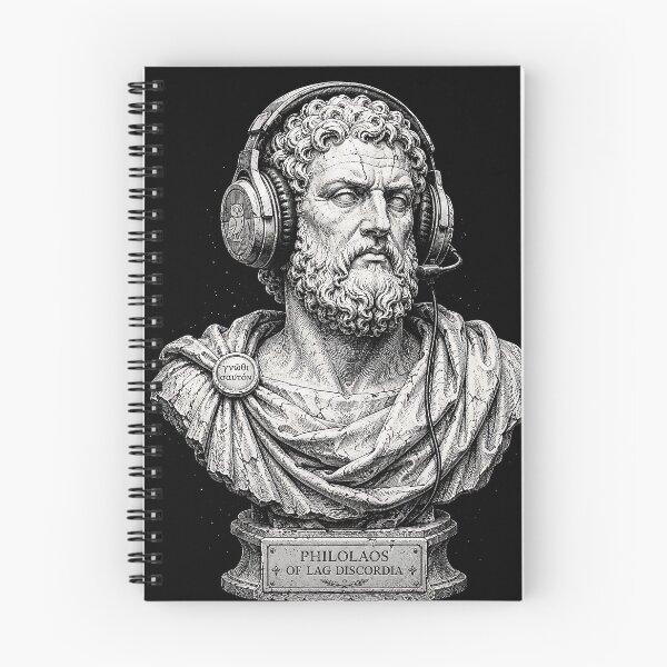 Item preview, Ancient Greek Gamer Headset Portrait designed and sold by JasKei-Designs.