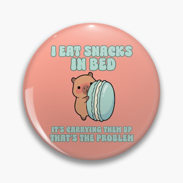 Item preview, I eat snacks in bed, it's carrying them up that's the problem designed and sold by BritishDelights.