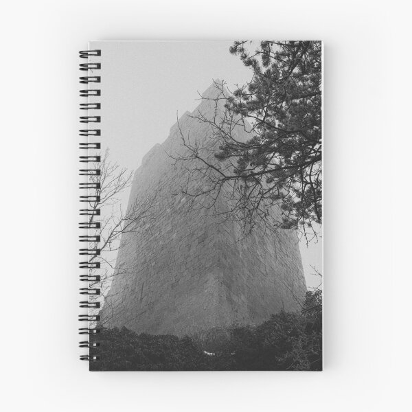 Item preview, Majestic Medieval Stone Tower in Fog designed and sold by EllenNortt.