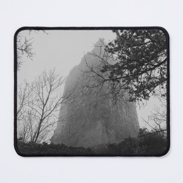 Item preview, Majestic Medieval Stone Tower in Fog designed and sold by EllenNortt.