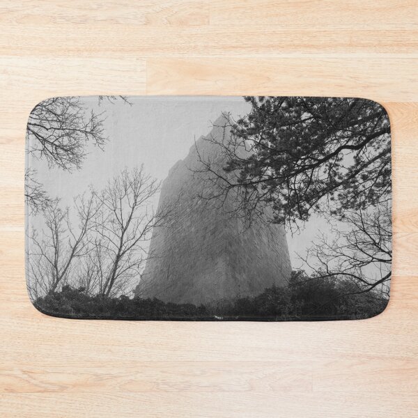 Item preview, Majestic Medieval Stone Tower in Fog designed and sold by EllenNortt.