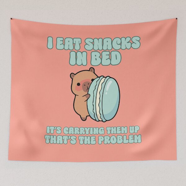 Item preview, I eat snacks in bed, it's carrying them up that's the problem designed and sold by BritishDelights.