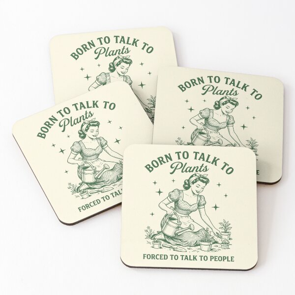 Item preview, Gardening Lady Born To Talk To Plants Retro Gardener  designed and sold by Y-Vibes.