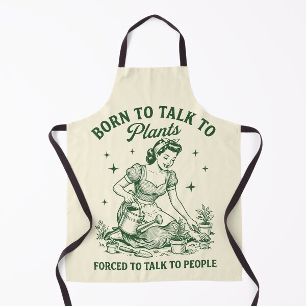 Item preview, Gardening Lady Born To Talk To Plants Retro Gardener designed and sold by Y-Vibes.