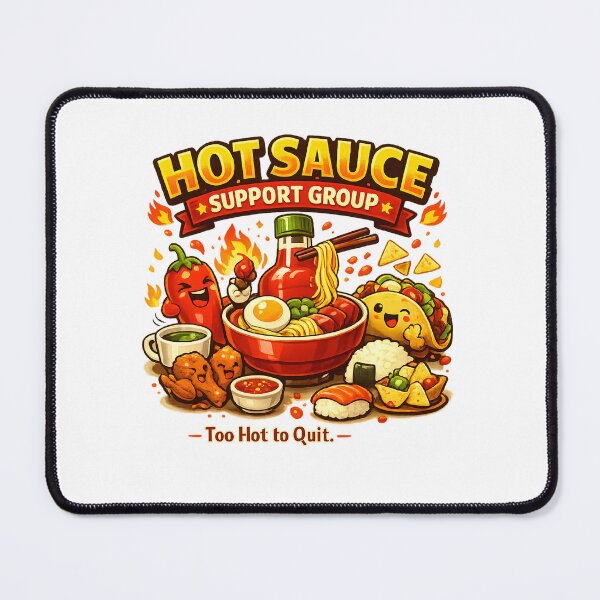 Item preview, Hot Sauce Support Group – Too Hot to Quit. designed and sold by Ripoubsb.