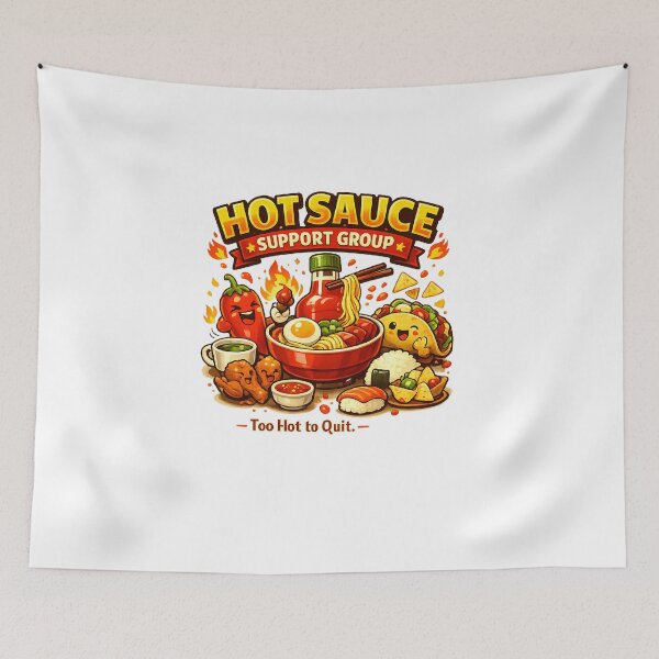 Item preview, Grupo de apoyo para los amantes de la salsa picante: ¡Demasiado picante para dejarlo! designed and sold by Ripoubsb.