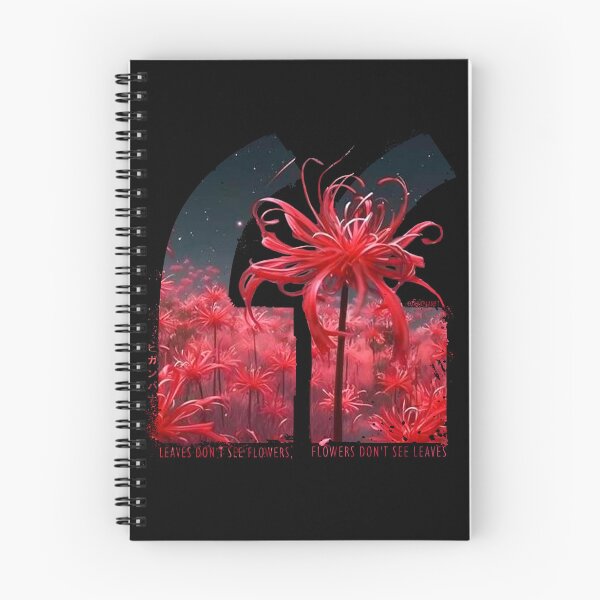 Item preview, Red spider lily in Vaporwave anime quote aesthetic designed and sold by Otakuniverse.