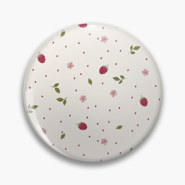 Item preview, Hand-Drawn Raspberry Blossom Petite Seamless Pattern designed and sold by WEBiC-ART Creative Studio.