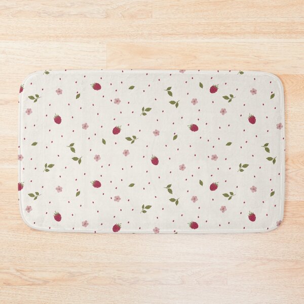Item preview, Hand-Drawn Raspberry Blossom Petite Seamless Pattern designed and sold by WEBiC-ART Creative Studio.