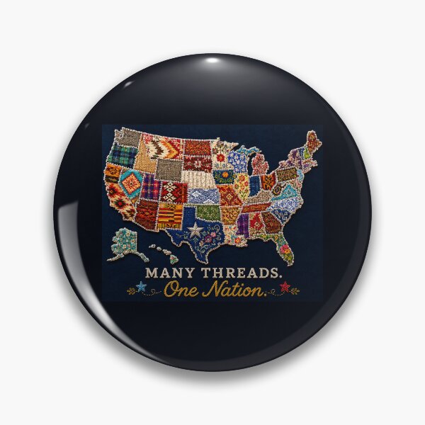 Item preview, ✂️ STITCHED TOGETHER COLLECTION ✂️- ❤️ - Many Threads One Nation v1 designed and sold by WheelieGdArt.