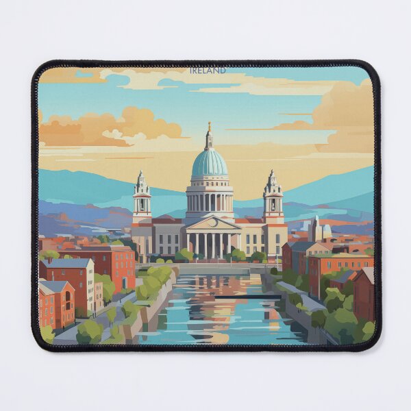 Item preview, Belfast, Skyline Wall Art designed and sold by MarkedArtPrints.