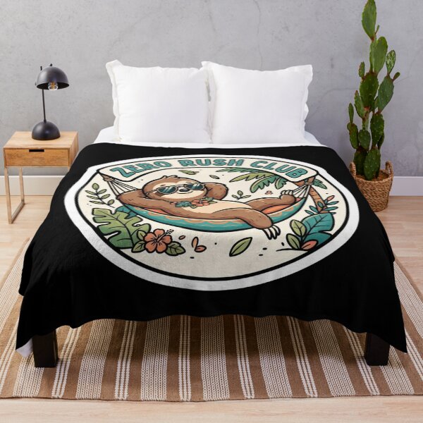 Item preview, Chill Sloth Relaxing in a Hammock designed and sold by Owcomm.