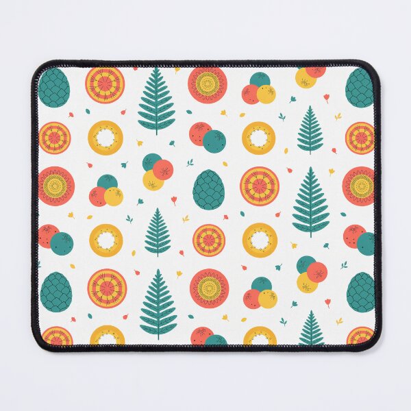 Item preview, Retro Scandinavian Pine Forest Pattern designed and sold by NuvoraNest.