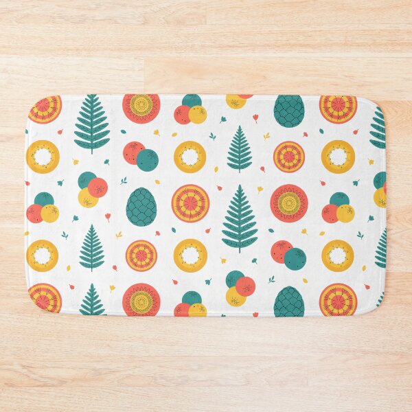 Item preview, Retro Scandinavian Pine Forest Pattern designed and sold by NuvoraNest.