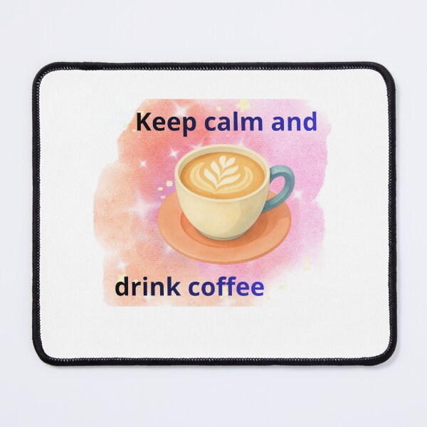 Item preview, Keep Calm and Drink Coffee Motivational T-shirt Gifts Coffee Lover designed and sold by ZemVibe.