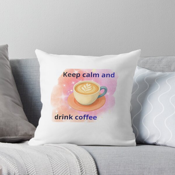 Item preview, Keep Calm and Drink Coffee Motivational T-shirt Gifts Coffee Lover designed and sold by ZemVibe.
