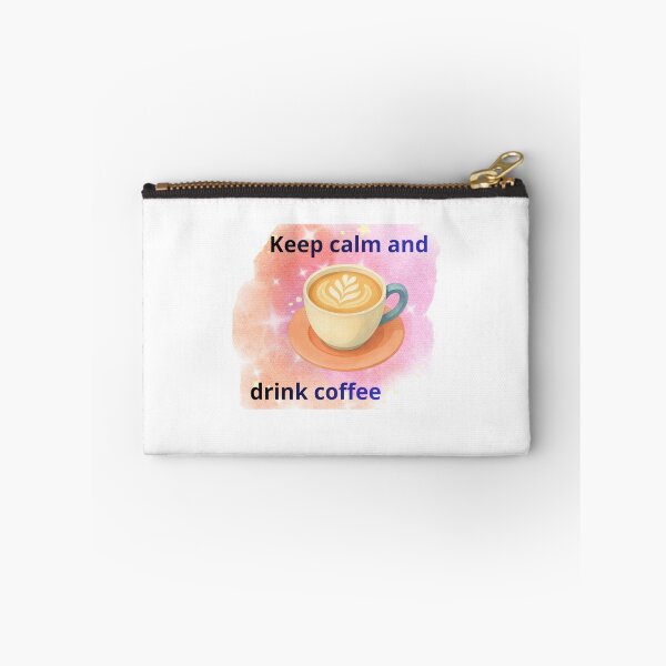 Item preview, Keep Calm and Drink Coffee Motivational T-shirt Gifts Coffee Lover designed and sold by ZemVibe.