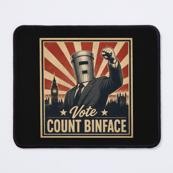 Item preview, Vote Count Binface Political Satire Campaign Design designed and sold by Marblaes00.
