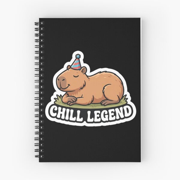 Item preview, Cute Capybara Party Animal Chill Legend designed and sold by Owcomm.