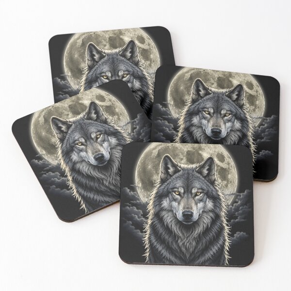 Item preview, Full Moon Wolf Design designed and sold by Witch Joseph.