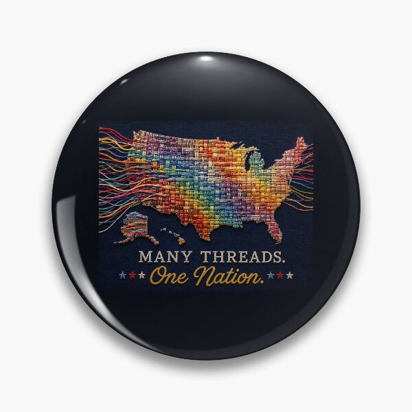 Item preview, ✂️ STITCHED TOGETHER COLLECTION ✂️- ❤️ - Many Threads One Nation v2 designed and sold by WheelieGdArt.