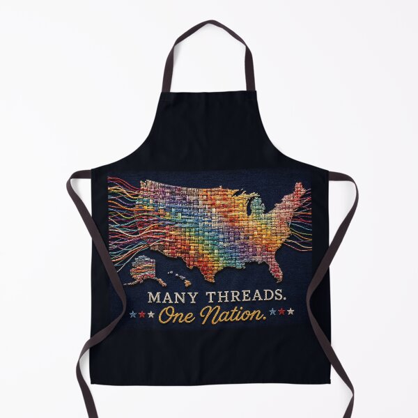 Item preview, ✂️ STITCHED TOGETHER COLLECTION ✂️- ❤️ - Many Threads One Nation v2 designed and sold by WheelieGdArt.