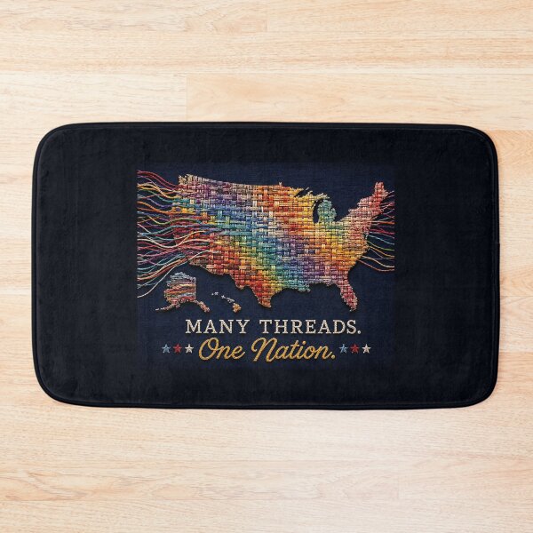Item preview, ✂️ STITCHED TOGETHER COLLECTION ✂️- ❤️ - Many Threads One Nation v2 designed and sold by WheelieGdArt.