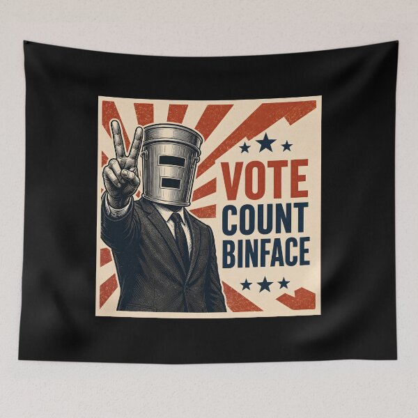Item preview, Vote Count Binface Funny British Election Parody designed and sold by Marblaes00.