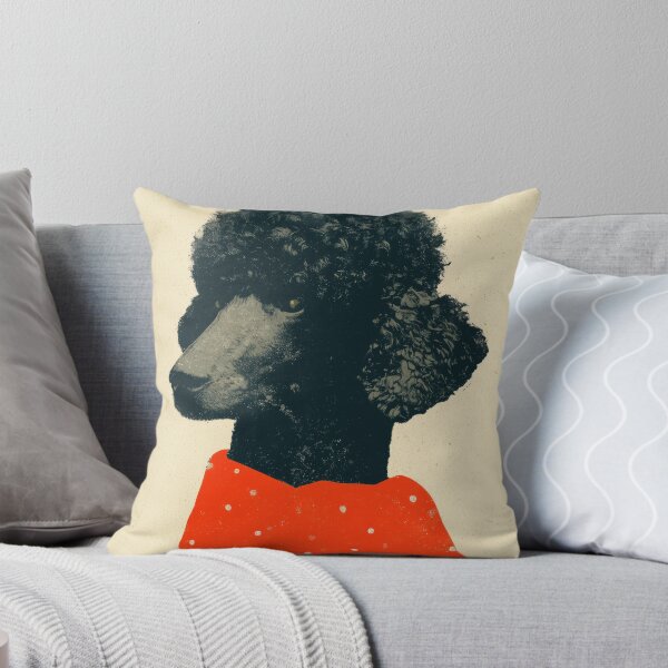 Item preview, Poodle, Cosy Scarf Wall Art designed and sold by MarkedArtPrints.